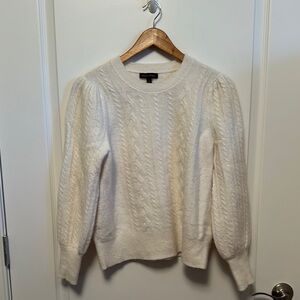 Cable Knit Cream Sweater